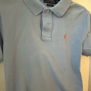 Ralph Lauren Blue Polo Shirt Classic Design